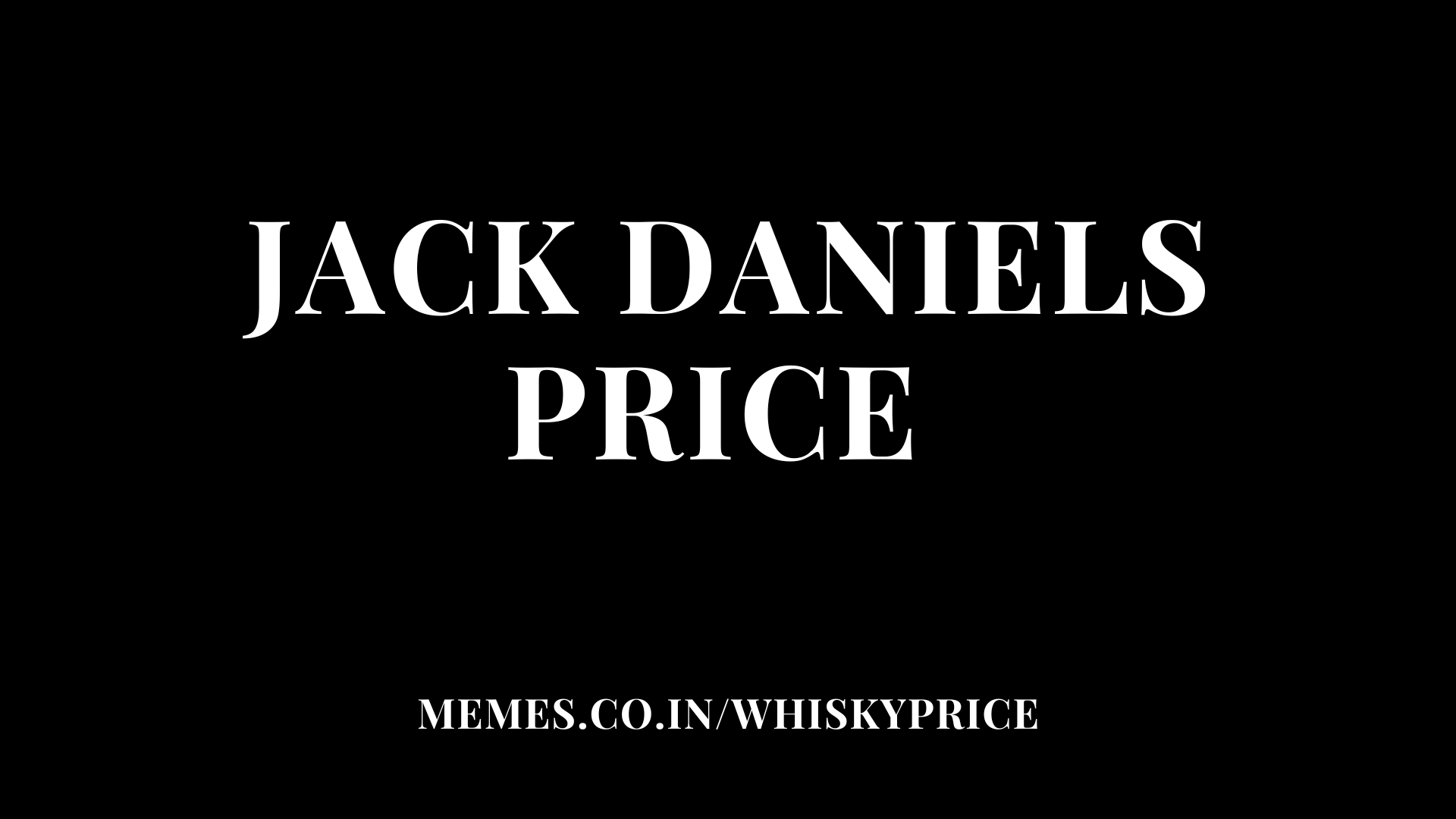 jack daniels price