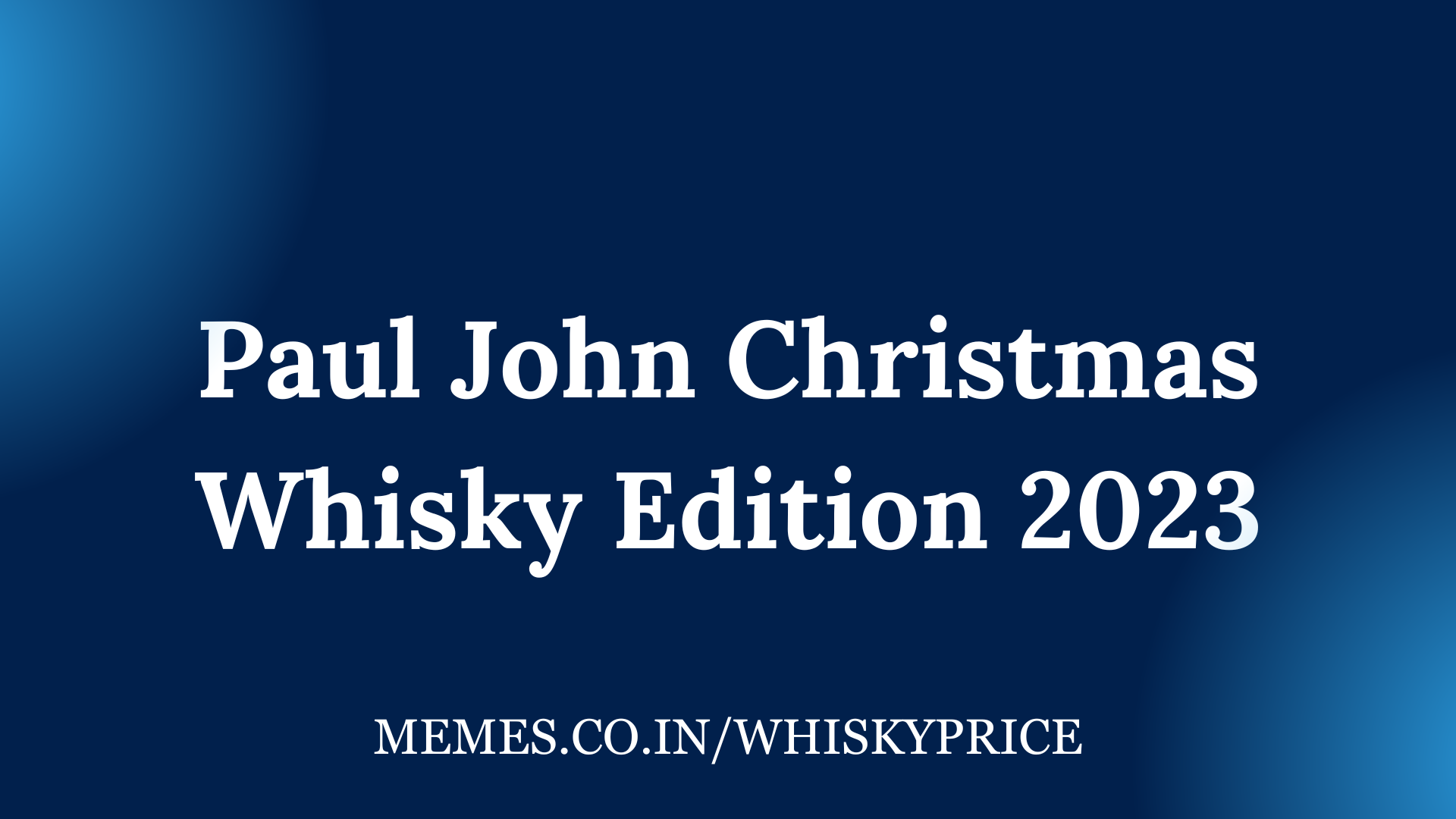Paul John Christmas Whisky Edition 2023