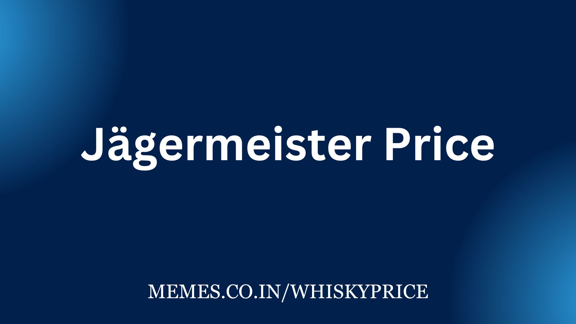 Jägermeister Price