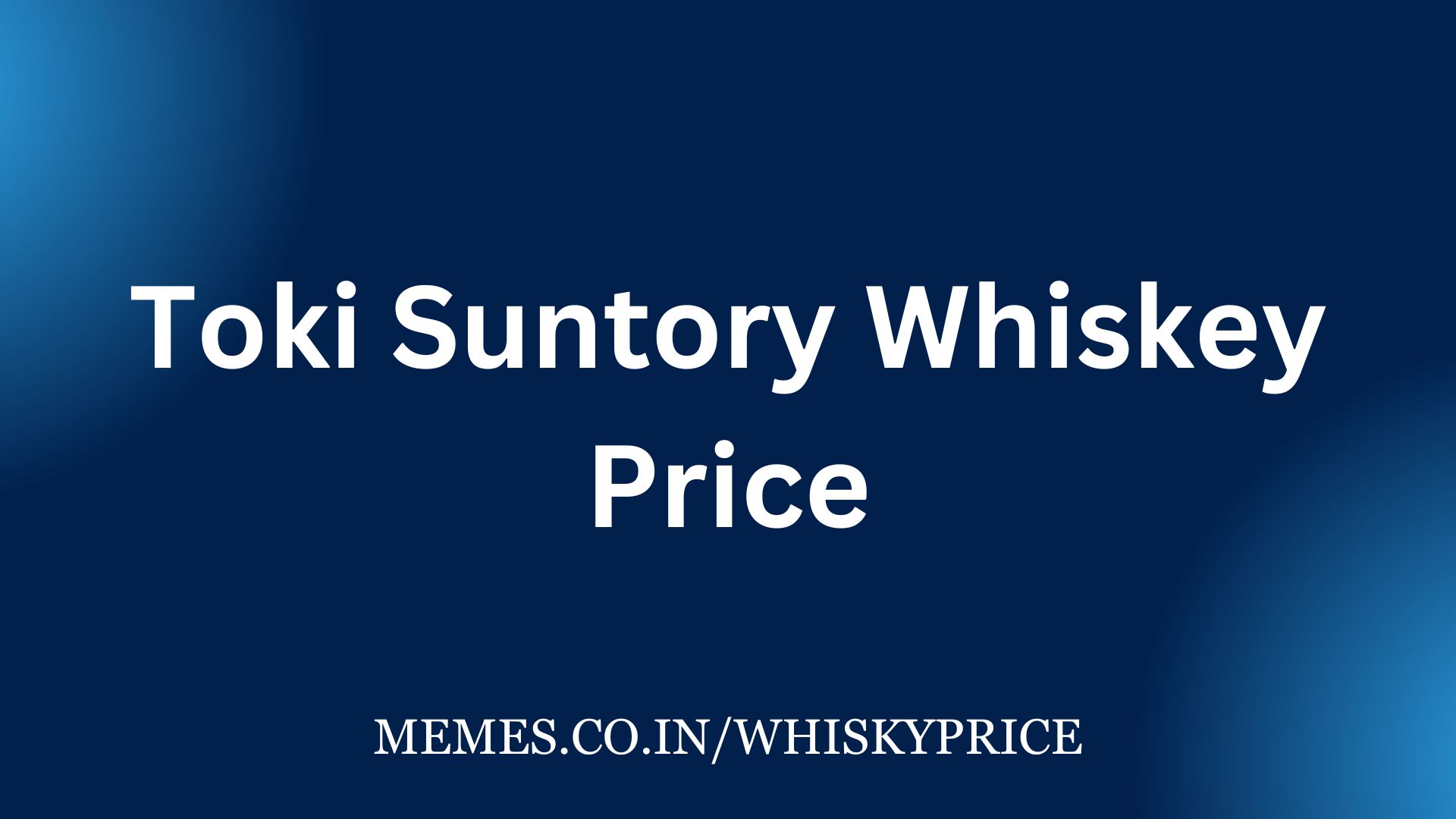  Toki Suntory Whiskey Price